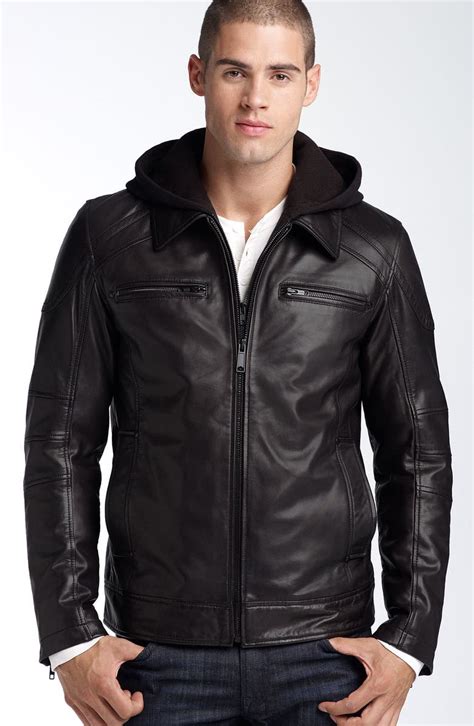 black rivet leather jacket